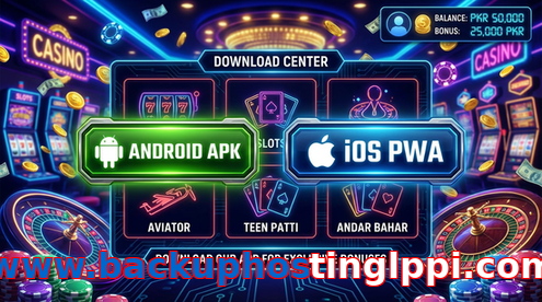 Main screen of Www.backuphostinglppi.com download page for PK players