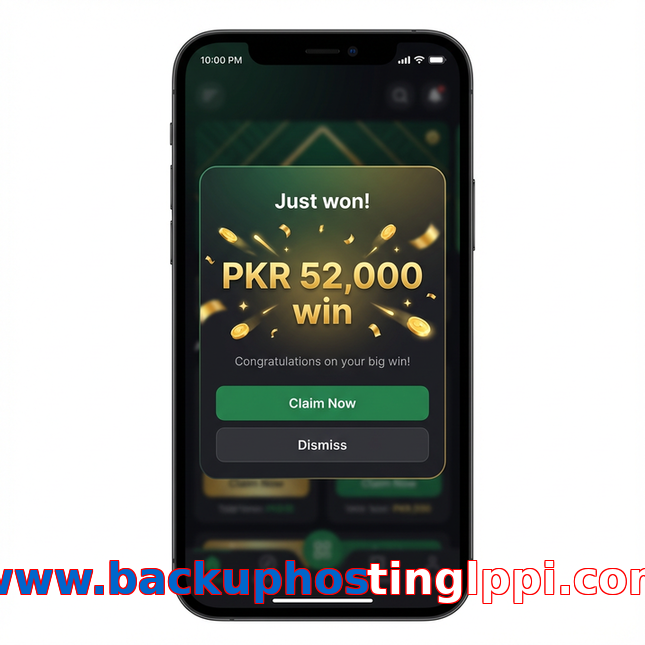 Main screen of Www.backuphostinglppi.com win page for PK players